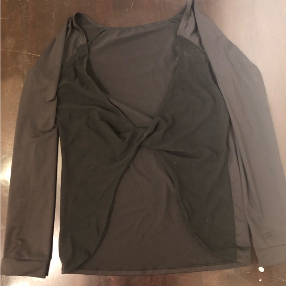 Danskin Activewear Backless Long Sleeve - Picture 2 of 3